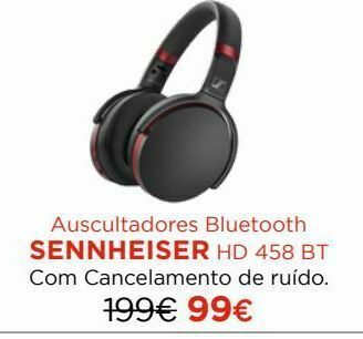 Auscultadores bluetooth sennheiser