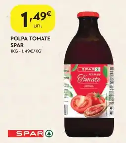 Spar Polpa tomate spar promoção