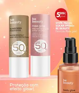 Pingo Doce Stick facial solar fps50+ be beauty promoção