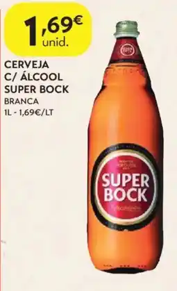 Spar Cerveja c/ álcool super bock branca promoção