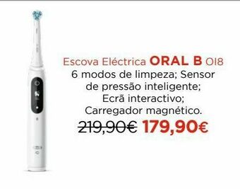 Escova de dentes elétrica oral b