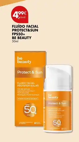 Pingo Doce Fluído facial protect&sun fps50+ be beauty promoção