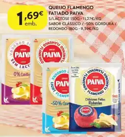 Spar Queijo flamengo fatiado paiva promoção
