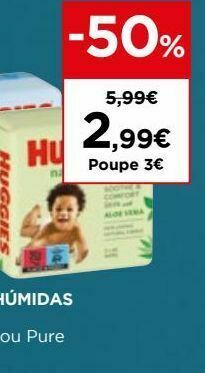 El Corte Inglés Fraldas promoção