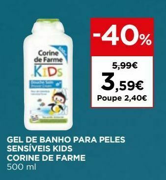 Gel de banho corine de farme
