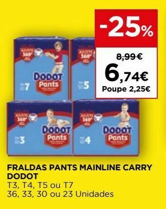 El Corte Inglés Fraldas promoção