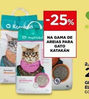 El Corte Inglés Areia para gato promoção