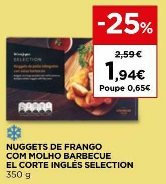 El Corte Inglés Nuggets de frango promoção