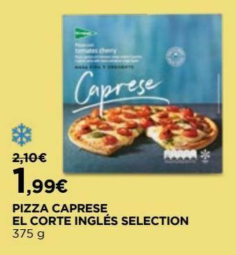 El Corte Inglés Pizza promoção