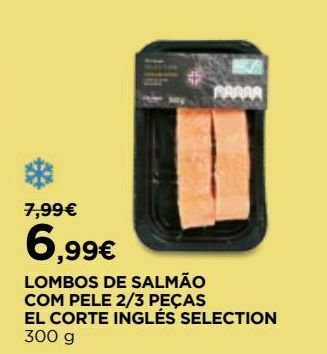 El Corte Inglés Salmão promoção