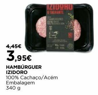 El Corte Inglés Hambúrguer promoção