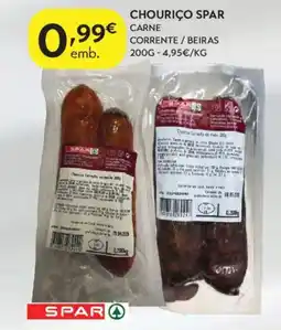 Spar Chouriço spar promoção
