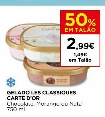 El Corte Inglés Gelados promoção
