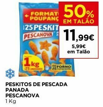 El Corte Inglés Peixe congelado pescanova promoção
