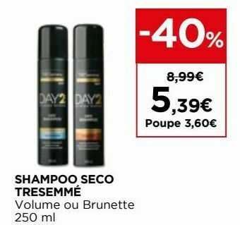 El Corte Inglés Shampoo promoção