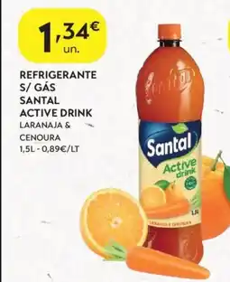 Spar Refrigerante s/ gás santal active drink promoção
