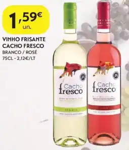 Spar Vinho frisante cacho fresco promoção