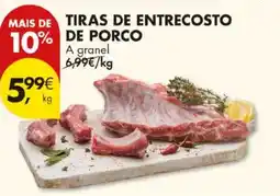 Pingo Doce Tiras de entrecosto de porco promoção