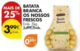 Pingo Doce Batata branca of nossos frescos promoção