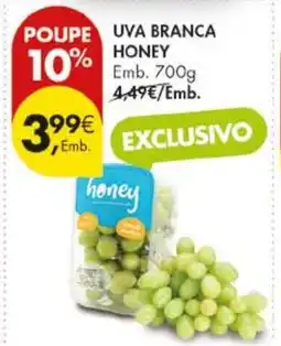Pingo Doce Uva branca honey promoção