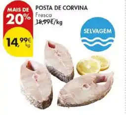 Pingo Doce Posta de corvina Fresca promoção