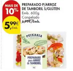 Pingo Doce Preparado p/arroz de tamboril s/glúten promoção