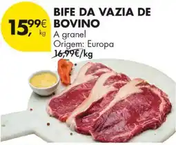 Pingo Doce Bife da vazia de bovino promoção