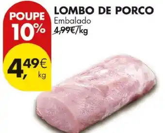 Pingo Doce Lombo de porco promoção