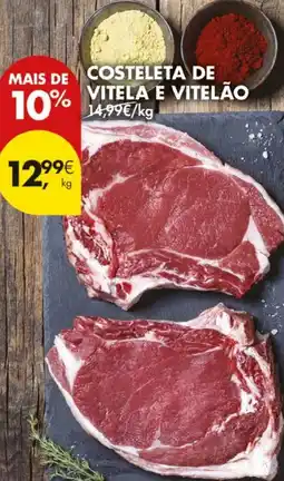 Pingo Doce Costeleta de vitela e vitelão promoção