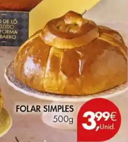 Pingo Doce Folar simples promoção