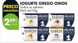 Pingo Doce Iogurte grego oikos promoção