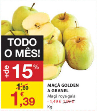 E.Leclerc Maçã Golden A Granel promoção