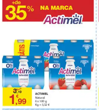 E.Leclerc Actimel 6x100g promoção