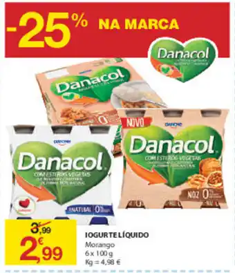 E.Leclerc Iogurte Líquido 6x100g promoção