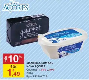 E.Leclerc Nova Açores Manteiga com Sal 250g promoção