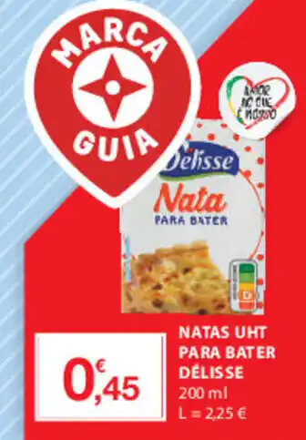 E.Leclerc Natas UHT Para Bater Délisse 200ml promoção