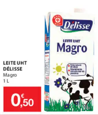 E.Leclerc Leite UHT Délessa 1L promoção