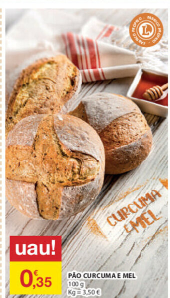 E.Leclerc Pão Curcuma E Mel 100g promoção