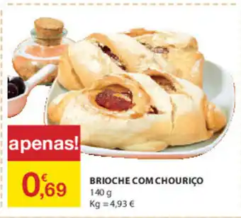 E.Leclerc Brioche com Chouriço 140g promoção
