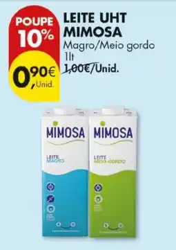Pingo Doce Leite uht mimosa promoção