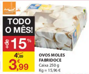 E.Leclerc Ovos Moles Fabridoce 250g promoção