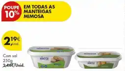 Pingo Doce Em todas as manteigas mimosa promoção