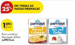 Pingo Doce Em todas as natas parmalat promoção