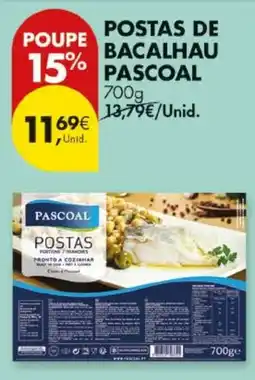 Pingo Doce Postas de bacalhau pascoal promoção
