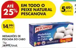 Pingo Doce Medalhões de pescada do cabo promoção