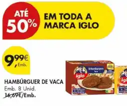 Pingo Doce Hamburguer de vaca iglo promoção