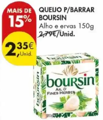 Pingo Doce Queijo p/barrar boursin promoção