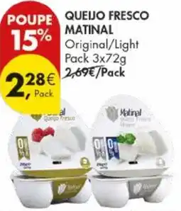 Pingo Doce Queijo fresco matinal promoção
