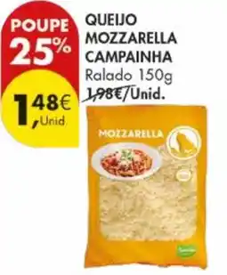 Pingo Doce Queijo mozzarella campainha promoção