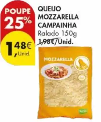 Pingo Doce Queijo mozzarella campainha promoção